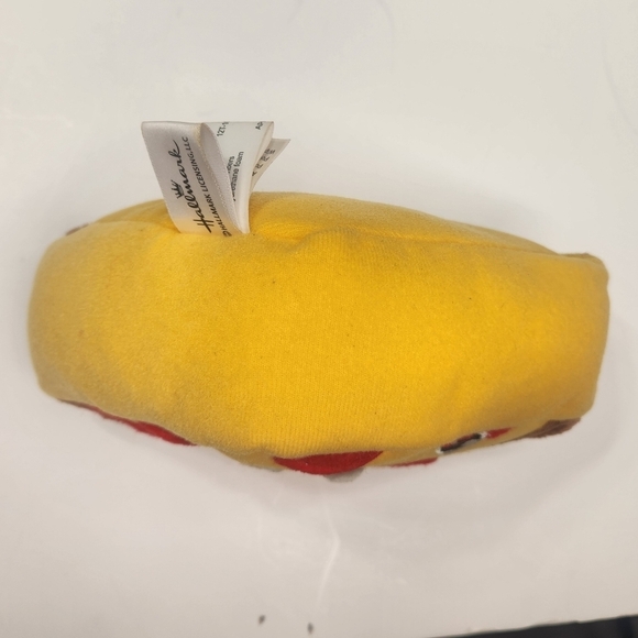 Hallmark Zip Pouch Plush Pizza Slice Carrying Case 7" Storage Bag Purse Plushie - Picture 6 of 9